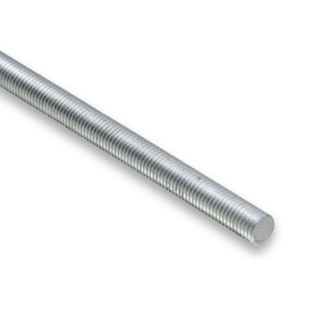 VERGALHAO ROSCADO ACO DE BAIXO CARBONO GALVANIZADO ANCORA VR141ZB - BARRA 1m