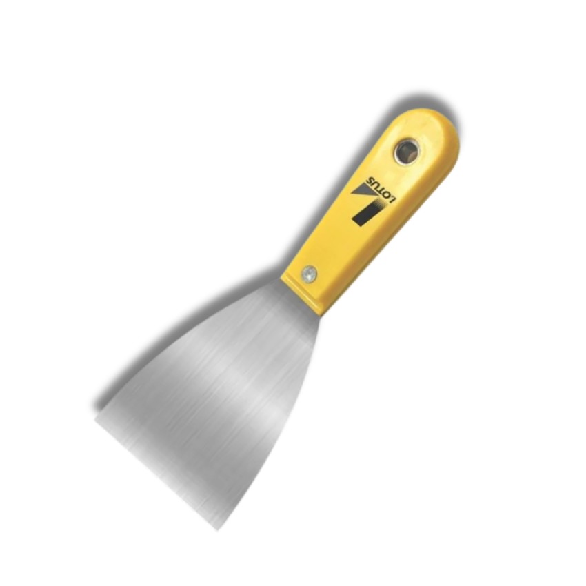 ESPATULA DE ACO FLEX E CABO PLASTICO LOTUS 100mm 4