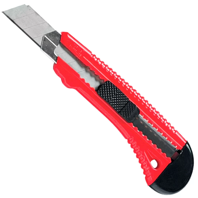 ESTILETE COM TRAVA DESLIZANTE 1 LAMINA KANIT