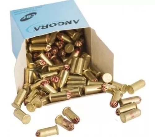 CARTUCHO FINCAPINO CURTO VERMELHO CALIBRE 22 ANCORA XC22S - 100 unidades