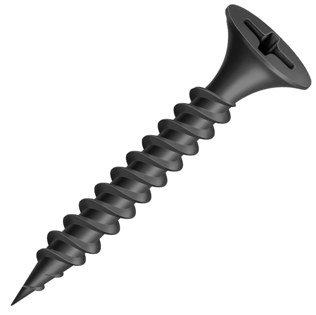 PARAFUSO TROMBETA PONTA AGULHA GYPSUM TA 3,5x25mm - 1000 unidades