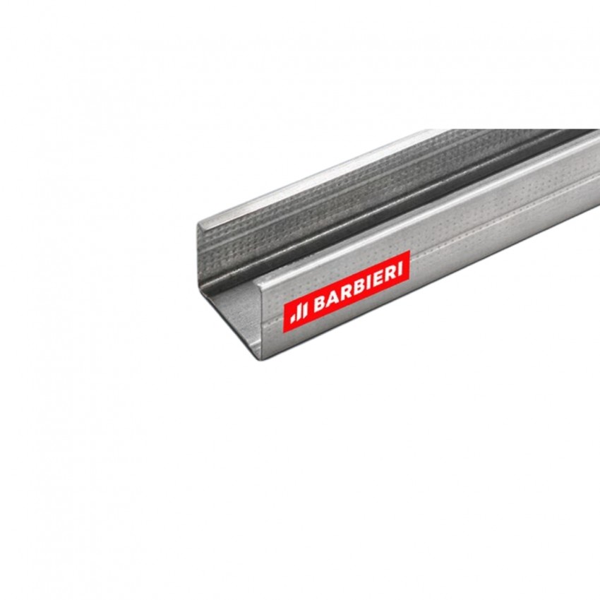 PERFIL MONTANTE PARA DRYWALL BARBIERI 48mm - 3m