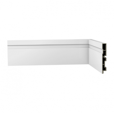 RODAPE FRISADO ECOVALE R9 BRANCO 7x1,5cm - 2.4m