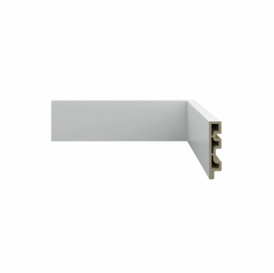 RODAPE LISO ECOVALE R2 BRANCO 7x1,5cm - 2.4m